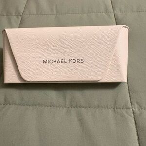 Michael Kors Beige Eyeglass Case